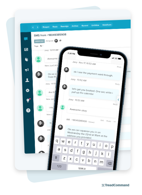 live chat v2 treadcommand