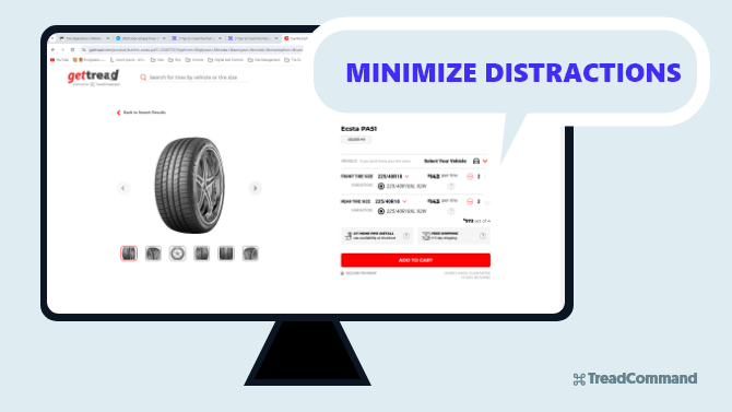 Minimized Distractions