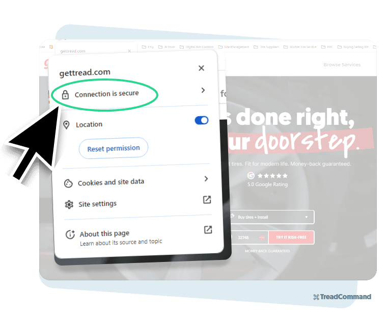 TreadCommand Secure Connection